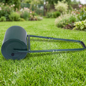 Rodillo para Césped, Rodillo Grande para Jardín, Rellenable con Arena y Agua, de Acero, Manual, con Capacidad de 30L, Herramienta para Alisar Arena y Agua - Product Image 4