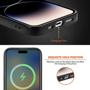Custodia per telefono cellulare di lusso con ricarica magnetica senza fili copertura a venature di legno amichevole per <span class=keywords><strong>samsung</strong></span> A04E A13 A14 A23 A24 A42 A43 A53 - Product Image 5