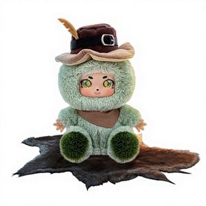 Figurine en peluche Nezha en costume de loup-garou, pendentif pour sac de fête, jouet tendance, cadeau d'anniversaire pour fille 14cm - Product Image 5