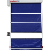 Porte rapide à grande vitesse en PVC à enroulement rapide Usine pharmaceutique Entrepôt d'atelier personnalisé en gros