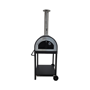 KU-017W Kings Union Forno a Legna e Carbone per Barbecue e <span class=keywords><strong>Pizza</strong></span> con Carrello per Feste e Campeggio (J) - Product Image 5