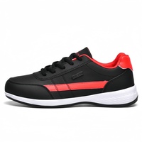 Chaussures de skate pour hommes, taille plus, ultra légères, en cuir PU imperméable et respirant, confortables, pour étudiants, utilisation été/automne