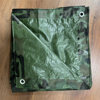 Bâche en tissu enduit de PE vert, résistante à l'eau, aux déchirures et aux UV, HDPE+LDPE 120GSM, pour tentes d'extérieur et usage agricole
