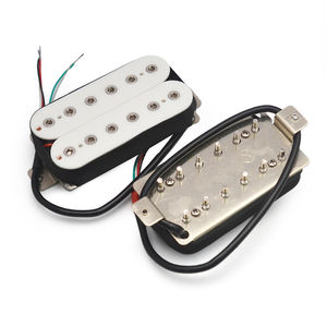 Micro de guitare électrique <span class=keywords><strong>Vintage</strong></span> Alnico 5 <span class=keywords><strong>Humbucker</strong></span>, Double bobine, micro de pont, pièces de guitare noires, son chaud - Product Image 3