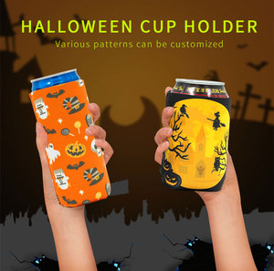 Promoción al por mayor enfriador reutilizable dispensador de latas Delgado blanco 15 oz enfriador de latas Delgado - Product Image 6