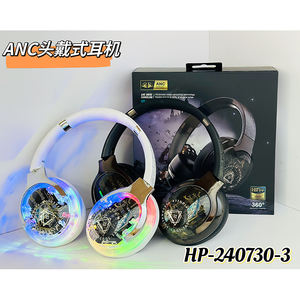 Auriculares Inalámbricos OneDer ANC HIFI Estéreo con Cancelación Activa de Ruido para Juegos, para PC, Computadora, Teléfono Móvil, Diseño Técnico Transparente - Product Image 6