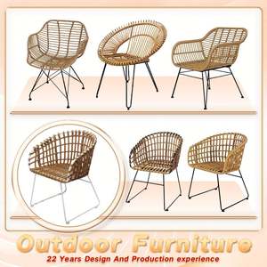 Customized Modern Hand-Woven Synthetic <b>Rattan</b> <b>Outdoor</b> <b>Chair</b> for Home Garden Patio Hotel Park; for Kitchen Villa <b>Rattan</b> Furniture - Product Image 2