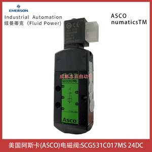 Válvula Solenoide Asco SCG531C017MS 24V DC para Automatización Industrial General - Product Image 1