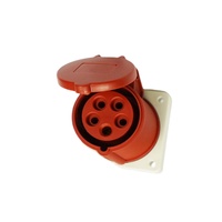 ZNPON FS14541 CEE soket 16 AMP 380V yedek kırmızı gömme montaj soketi