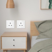 Hooanke UK Standard Smart WIFI Touch Wandsteckdose, 13A Smart Life App-Steuerung, Alexa Google Home Sprachsteuerung, OEM & ODM.