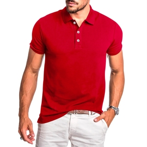 Polo de verano para <span class=keywords><strong>hombre</strong></span> europeo y americano 2024, camiseta personalizada ajustada de manga corta con cuello de Polo de Color sólido - Product Image 5