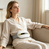 Nouveaux produits 2027 : Ceinture chauffante électrique sans fil à 6 modes de chaleur et 6 modes de massage, chauffe rapide en 3 secondes, grande ceinture abdominale pour soulager les douleurs menstruelles et dorsales