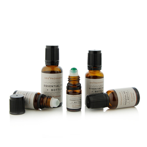 Nước hoa Mỹ phẩm dầu Huyết thanh đóng gói hổ phách thủy tinh bơm lại con lăn Chai 5ml <span class=keywords><strong>10ml</strong></span> 30ml 50ml mới làm xáo trộn hiển nhiên Nắp cuộn trên chai - Product Image 3