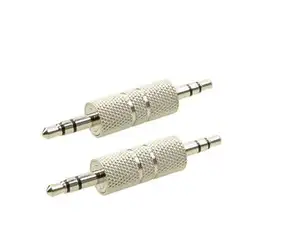 Connettori accoppiatori Jack per cuffie Audio maschio-maschio da 1/8mm da 3.5 pollici