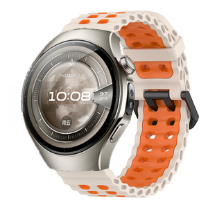 Cinturino bicolore in Silicone per orologio Huawei 5 46mm traspirante 22mm Ocean Loop cinturini per Huawei Watch GT5 Pro 45mm gt4 GT3 <span class=keywords><strong>2e</strong></span> - Product Image 2