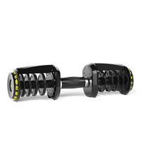 Haltères en acier réglables avec support, équipement de fitness pour la maison, ensemble d'haltères réglables Tezewa (6 pièces)