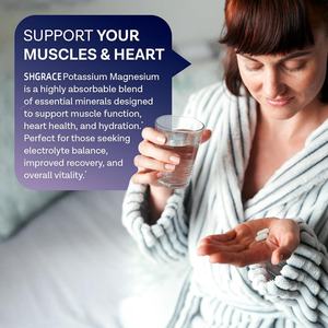 Suplemento de Potasio y Magnesio para la Salud Vascular en Adultos, Cápsulas de Potasio y Magnesio, Fabricante de Suplementos para la Salud - Product Image 2