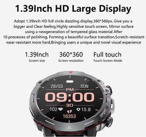 El nuevo reloj inteligente puede medir la frecuencia cardíaca durante todo el día, pantalla meteorológica, fotografía remota, búsqueda de pulseras - Product Image 4