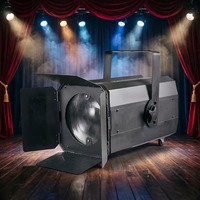 Projecteur LED COB Zoom Fresnel 300W Blanc Chaud Ra95 CRI IP54 Dimmable pour Mariage, Théâtre, Studio, Suivi de Scène, Contrôle DMX512