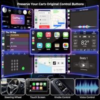 Adaptador Inalámbrico Portátil para Carplay con Compatibilidad Universal con Android Auto y para Apple Car Play Smart Box Dongle