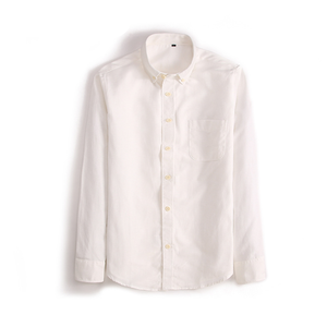 Camicie Oxford personalizzate in cotone 100% caldo Casual a maniche lunghe da uomo - Product Image 3