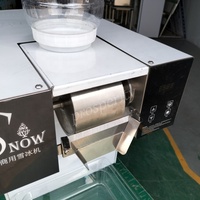 Máquina Profesional para Hacer Hielo en Escamas Finas y Esponjosas Estilo Coreano Bingsu, Ideal para Cafeterías, Heladerías y Tiendas de Postres