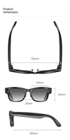 Lunettes Intelligentes IA avec Caméra, Lunettes de Soleil Intelligentes Bluetooth avec Caméra, Lunettes Musicales et Parlantes