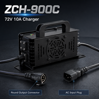 Chargeur de batterie de vélo électrique ZCH-900C 84V 10A pour batterie lithium 72V, moto électrique, vélo tout-terrain, VTT, véhicule