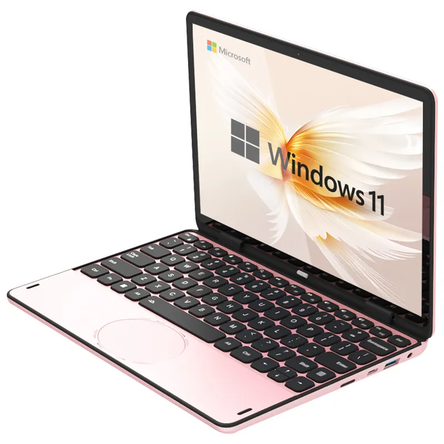 Colorful 11'' Laptop 16GB RAM 1TB SSD Face Recognition Unlock Pink Gray Activated Win11 System1 Laptop