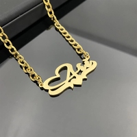 Joyería Personalizada con Nombre, Resistente al Agua, Certificación CE, Chapado en Oro de 18K, Acero Inoxidable, OEM ODM