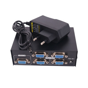 Répartiteur de commutateur <span class=keywords><strong>VGA</strong></span> 4 ports 4 PC en <span class=keywords><strong>1</strong></span> sortie moniteur + télécommande - Product Image 4