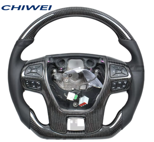 <span class=keywords><strong>Volante</strong></span> Deportivo de Fibra de Carbono con Base Plana en Forma de D para <span class=keywords><strong>Ford</strong></span> Everest Ranger Endeavour Territory, Pieza de Mejora Interior para Automóvil - Product Image 5