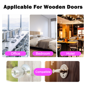 Serrure de porte intelligente Tuya Bluetooth à empreinte digitale, déverrouillage à distance via APP Smart Life, pour hôtels, appartements, bureaux et maisons en location – Prix abordable - Product Image 6