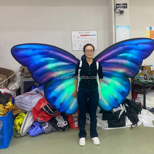 Costume <span class=keywords><strong>gonflable</strong></span> géant à ailes de papillon, modèle amusant à LED pour défilé Oxford - Product Image 3