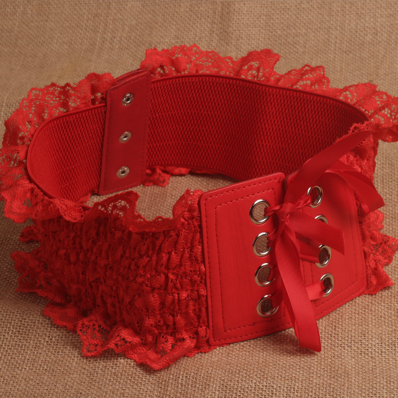 Lace red