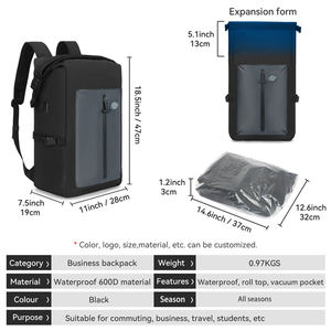 Sac à dos de sport léger et imperméable Artex Premium pour les voyages et les activités de plein air, avec logo personnalisé - Product Image 2