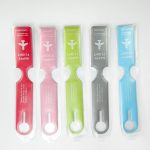 MKW7310 Étiquette d'identification d'entreprise anti-perte Étiquette de nom d'embarquement d'<span class=keywords><strong>avion</strong></span> <span class=keywords><strong>Étiquettes</strong></span> de bagage en PVC <span class=keywords><strong>pour</strong></span> sacs Accessoires de voyage - Product Image 3