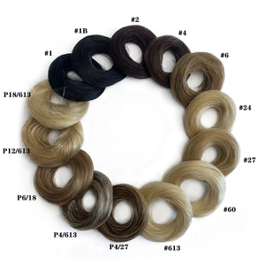 Commercio all'ingrosso Capelli Umani di 16 Colore Capelli Donna di buona qualità Parrucche Accessori Capelli Umani <span class=keywords><strong>Chignon</strong></span> - Product Image 1