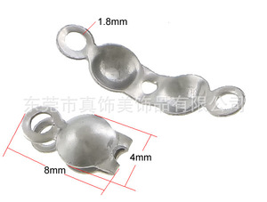 <span class=keywords><strong>Charlotte</strong></span> Vente Flash Accessoires et Composants de Bijoux en Acier Inoxydable pour Fabrication de Bijoux DIY Embouts de Perles Ornements en Gros Perles à Sertir - Product Image 5