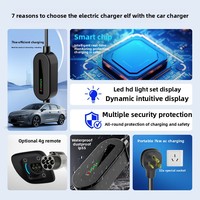 Nouveau chargeur EV embarqué 32A 7KW Station de charge de véhicule électrique Portable pour BYD Tesla New Energy Electric Charging