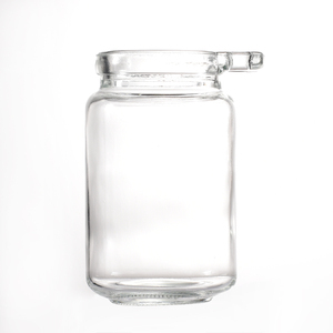 Frasco de vidro transparente para sal de banho, pote de 250ml 350ml com colher de madeira, pote de galheteiro em pó e cortiça com tampa hermética - Product Image 3