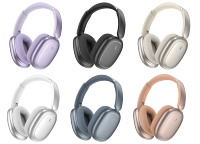 Headphone Bluetooth Hybrid ANC Nirkabel Over Ear Headset Jerry Chip dengan Perintah Suara Bahasa Inggris Murni untuk Gaming dan Musik