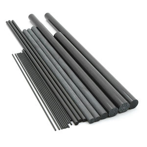 Fibra contínua de grande resistência <span class=keywords><strong>Rod</strong></span> do carbono, apoio do Rod1MM-20MM Diameter do punho da fibra do carbono - Product Image 1