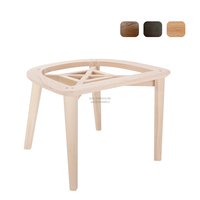 Pied de chaise en bois massif de style moderne pour siège en contreplaqué de restaurant d'accessoires de cadre en bois massif pour salle à manger cuisine utilisation directe