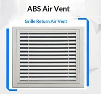 Grille de ventilation à persiennes simple couche personnalisée en usine avec filtre à air intégré pour retour d'air