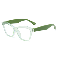 TY564 unisexe mince lunettes de lecture 1pc cadre bleu lumière bloquant presbytie lunettes correctives pour hommes femmes cadre vert