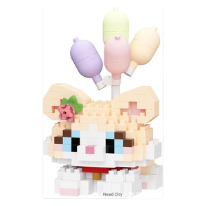 Blocs de construction compatibles Shiba Inu Dog Labrador, figurines de dessin animé, jouets éducatifs créatifs pour enfants, en plastique durable - Product Image 1