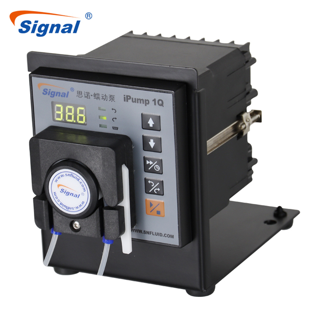 SIGNAL IPump1Q+JZ15 Medical Pump Peristaltic Stepper Motor Metering 0.011-98.37ml/min Mini Micro Flow RS485 25W OEM
