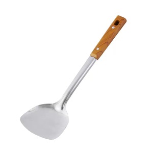 Espátula de acero inoxidable para el hogar y la <span class=keywords><strong>cocina</strong></span>, cuchara, cucharón, mango de grano de madera, <span class=keywords><strong>utensilios</strong></span> de <span class=keywords><strong>cocina</strong></span> de aislamiento, juego de <span class=keywords><strong>utensilios</strong></span> de <span class=keywords><strong>cocina</strong></span> - Product Image 5