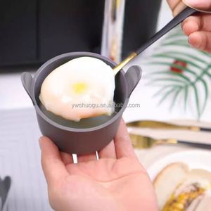 หม้อทอดไร้น้ำมันอเนกประสงค์แบบพกพา พร้อมถ้วยอบซิลิโคนทำความสะอาดง่าย และแม่พิมพ์ต้มไข่ทำจากวัสดุ PC - Product Image 4